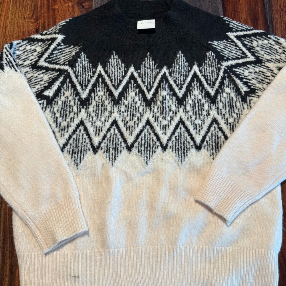 Varley Siren Relaxed Jacquard Sweater Small
